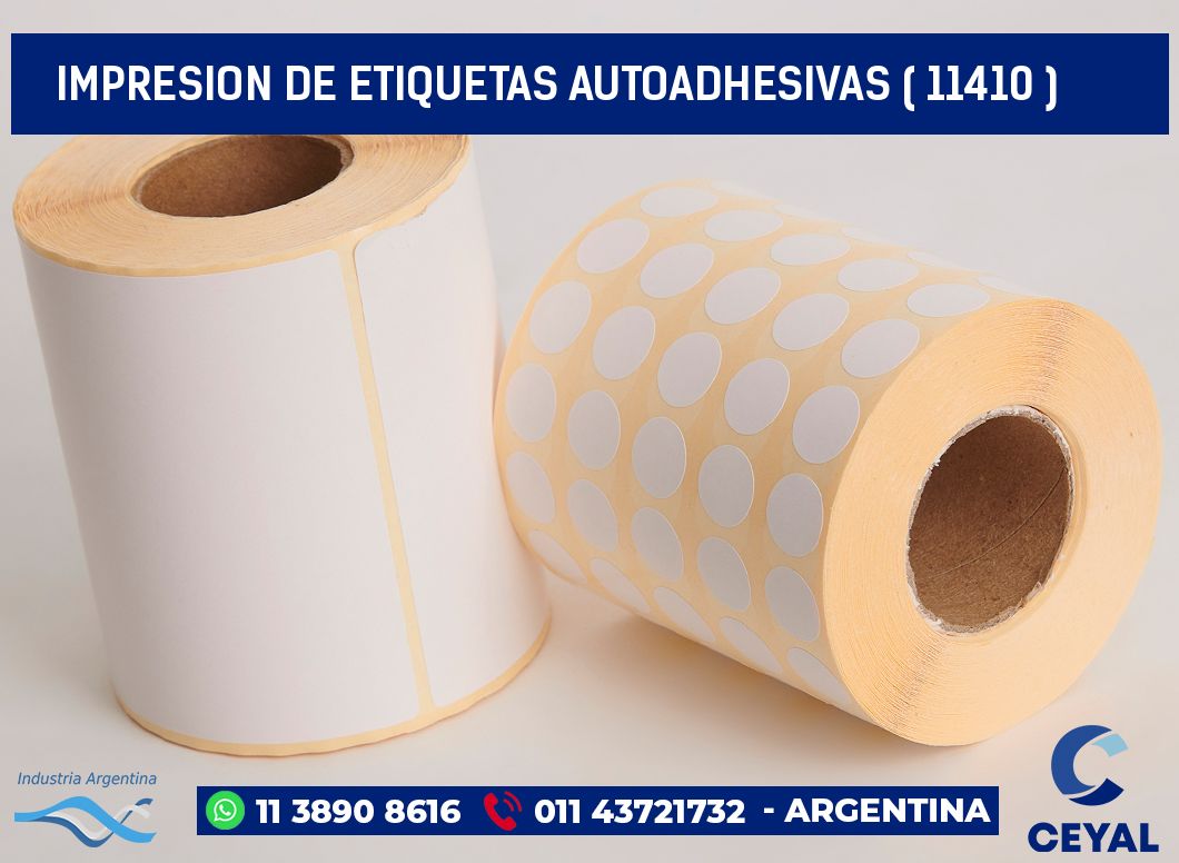 IMPRESION DE ETIQUETAS AUTOADHESIVAS ( 11410 )