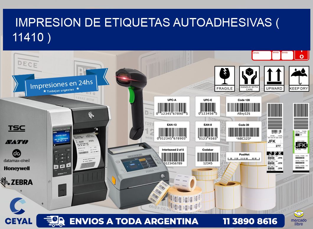 IMPRESION DE ETIQUETAS AUTOADHESIVAS ( 11410 )