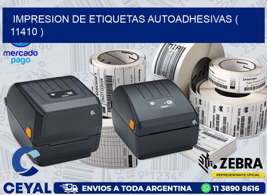IMPRESION DE ETIQUETAS AUTOADHESIVAS ( 11410 )