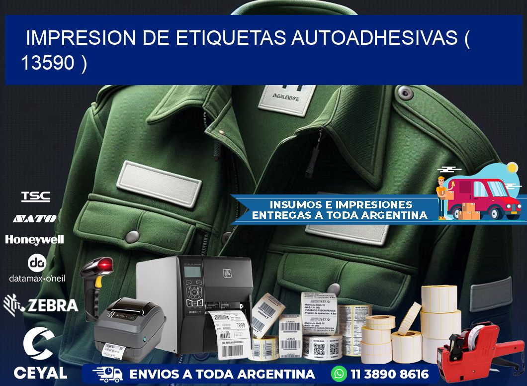 IMPRESION DE ETIQUETAS AUTOADHESIVAS ( 13590 )