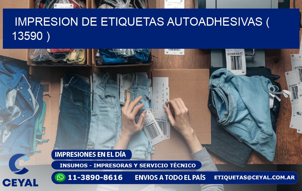 IMPRESION DE ETIQUETAS AUTOADHESIVAS ( 13590 )