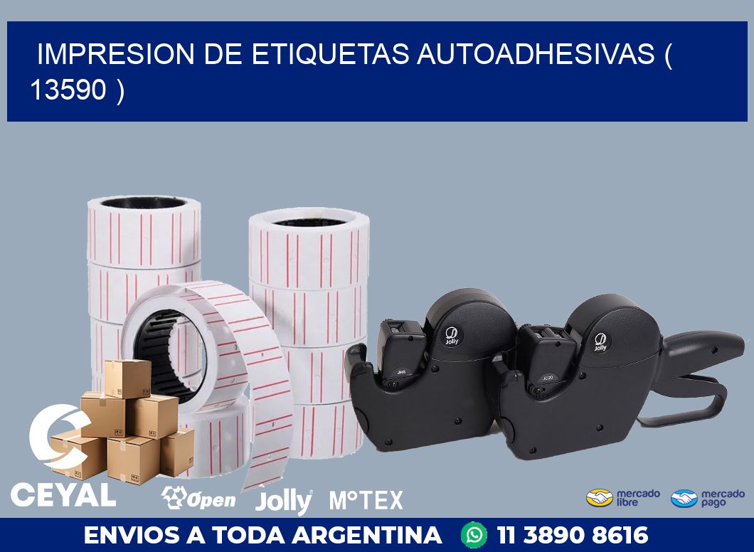 IMPRESION DE ETIQUETAS AUTOADHESIVAS ( 13590 )