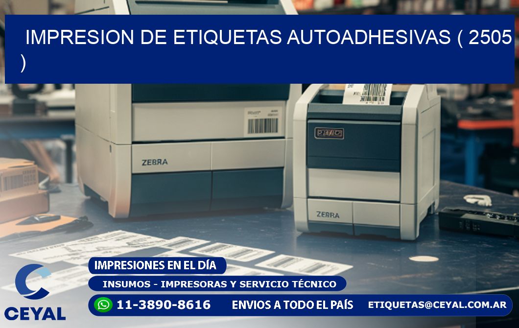 IMPRESION DE ETIQUETAS AUTOADHESIVAS ( 2505 )