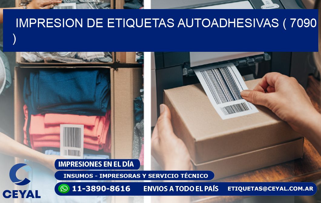 IMPRESION DE ETIQUETAS AUTOADHESIVAS ( 7090 )