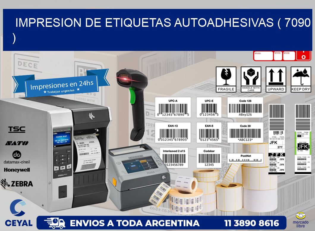 IMPRESION DE ETIQUETAS AUTOADHESIVAS ( 7090 )