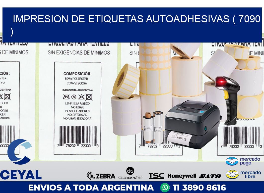 IMPRESION DE ETIQUETAS AUTOADHESIVAS ( 7090 )