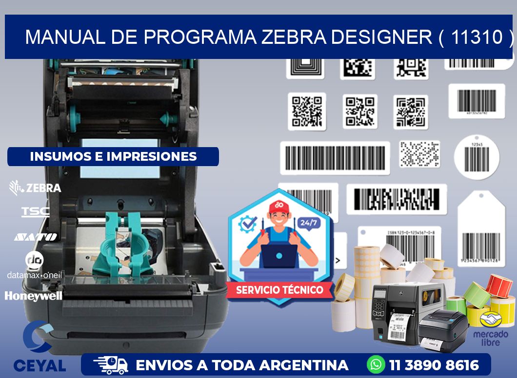 MANUAL DE PROGRAMA ZEBRA DESIGNER ( 11310 )