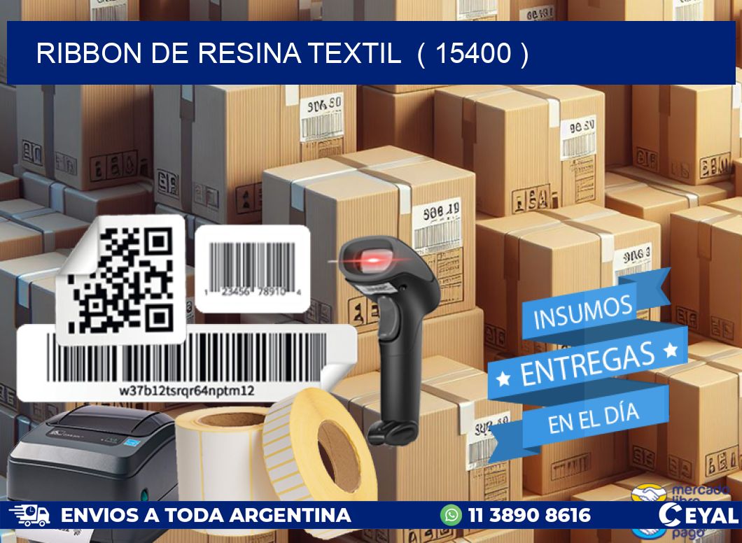 RIBBON DE RESINA TEXTIL  ( 15400 )