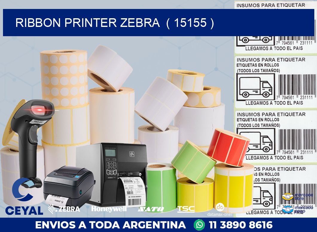 RIBBON PRINTER ZEBRA  ( 15155 )