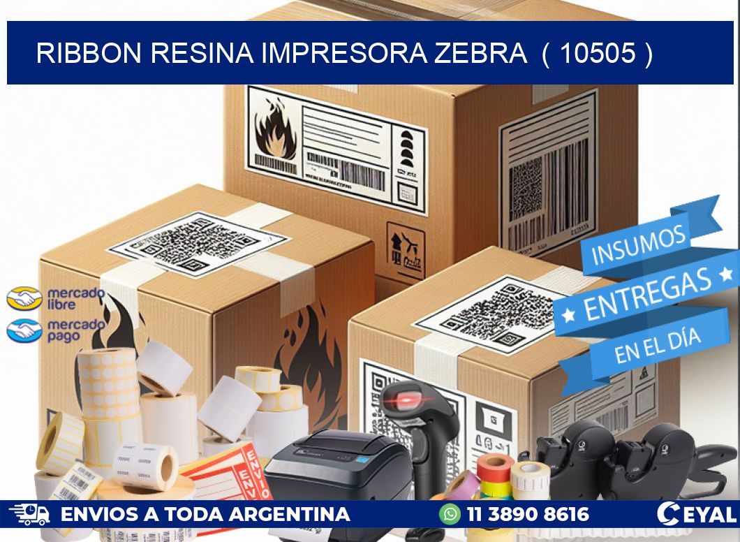 RIBBON RESINA IMPRESORA ZEBRA  ( 10505 )