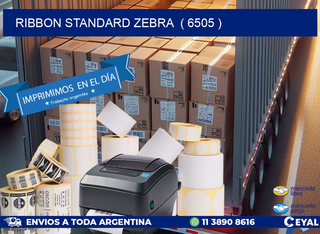 RIBBON STANDARD ZEBRA ( 6505 )