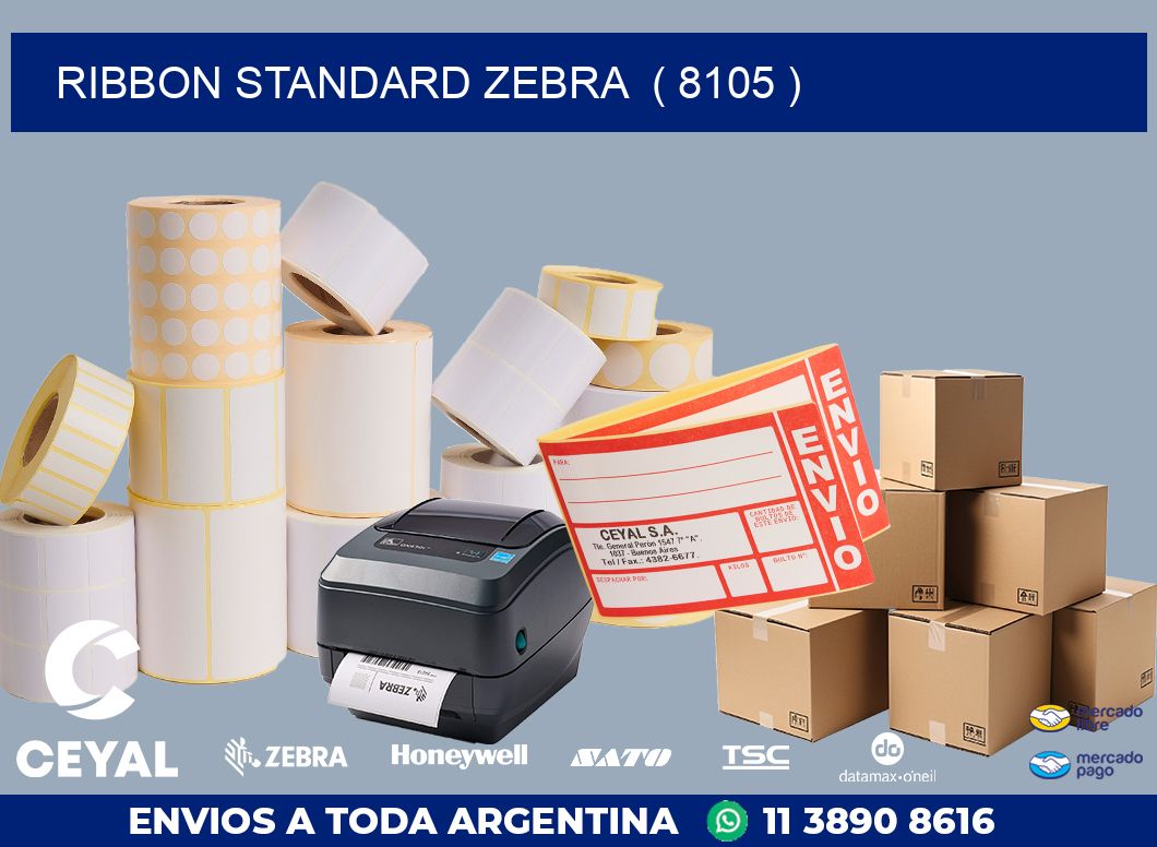 RIBBON STANDARD ZEBRA ( 8105 )