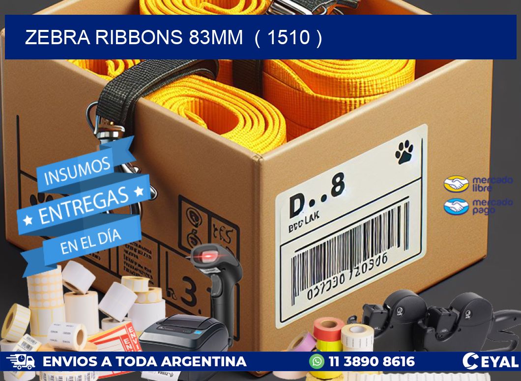 ZEBRA RIBBONS 83MM ( 1510 )