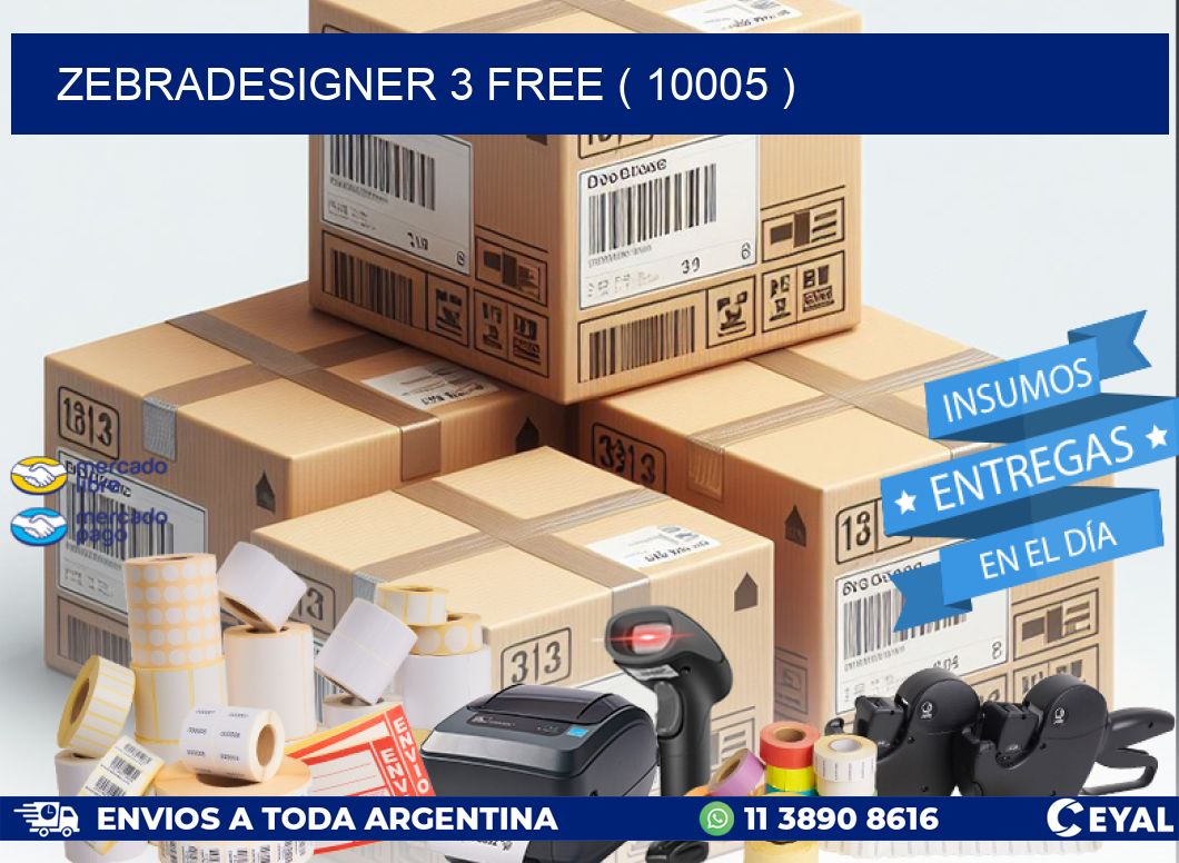 ZEBRADESIGNER 3 FREE ( 10005 )