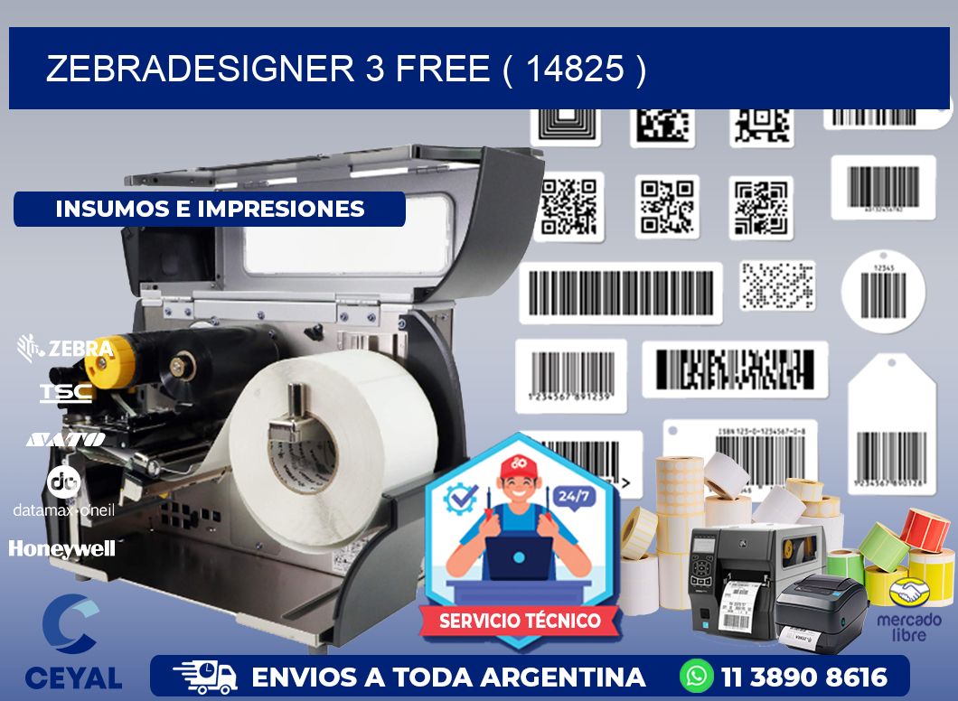 ZEBRADESIGNER 3 FREE ( 14825 )