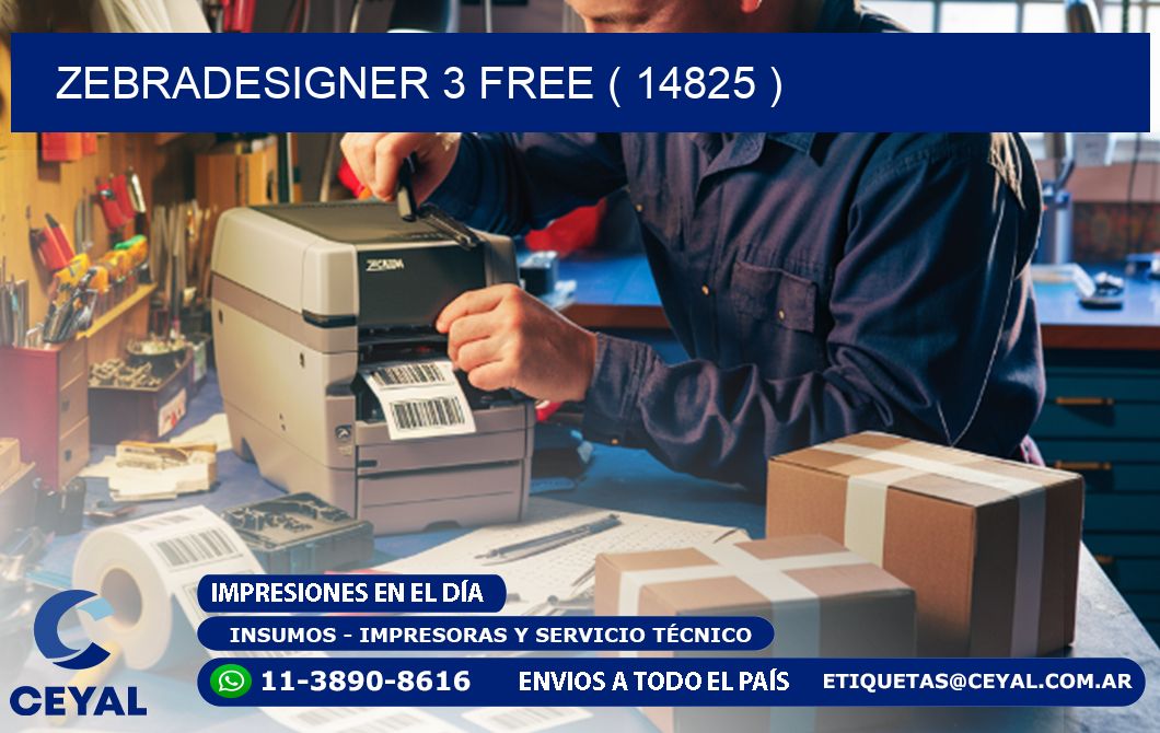 ZEBRADESIGNER 3 FREE ( 14825 )