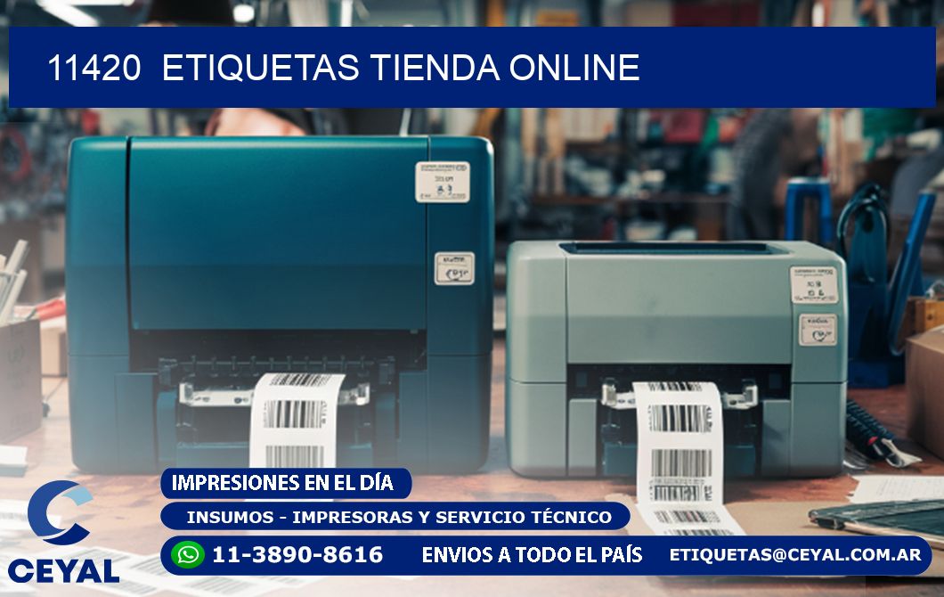 11420  ETIQUETAS TIENDA ONLINE
