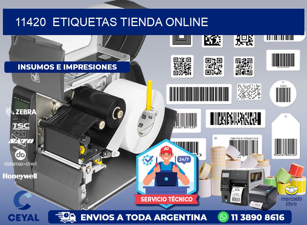 11420  ETIQUETAS TIENDA ONLINE