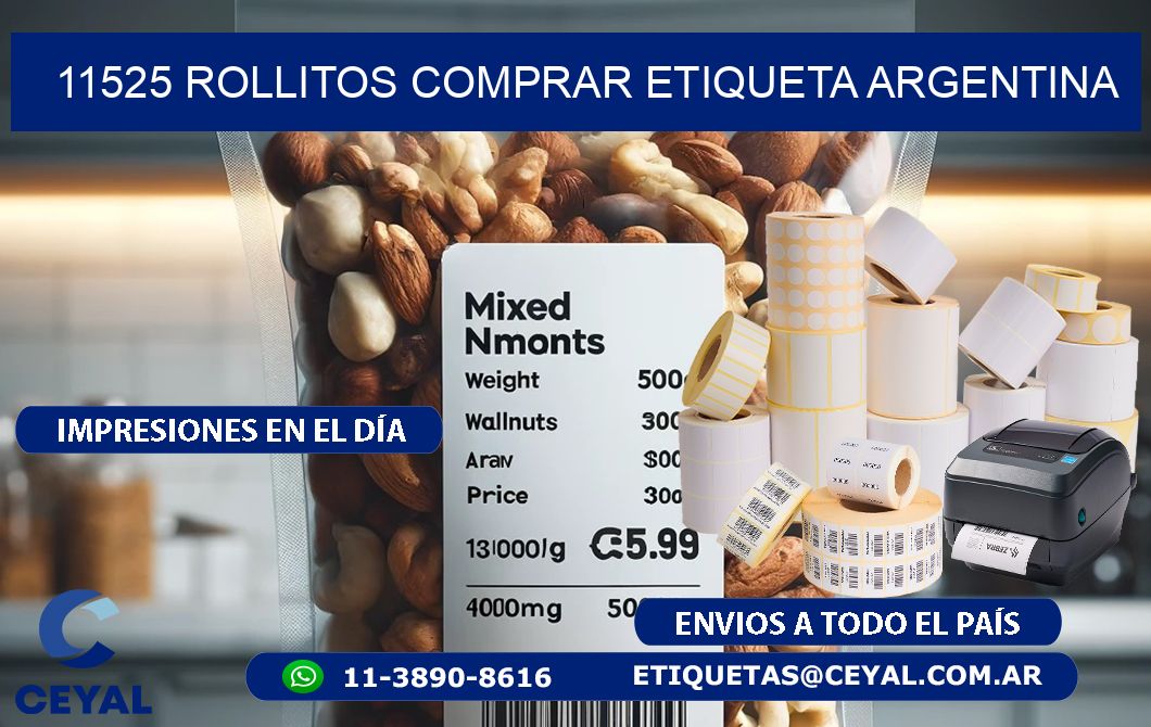 11525 ROLLITOS COMPRAR ETIQUETA ARGENTINA