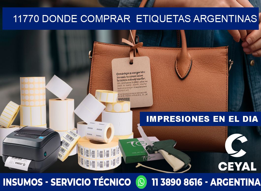 11770 DONDE COMPRAR  ETIQUETAS ARGENTINAS