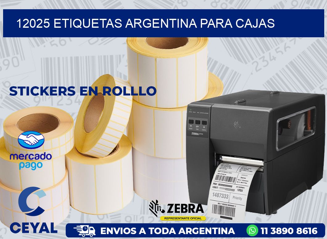 12025 ETIQUETAS ARGENTINA PARA CAJAS