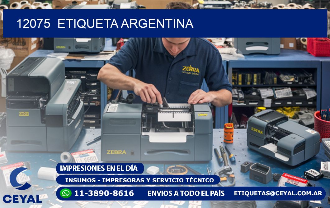 12075  ETIQUETA ARGENTINA