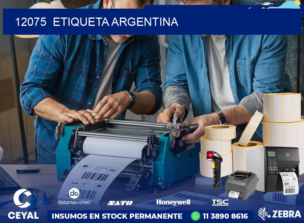 12075  ETIQUETA ARGENTINA