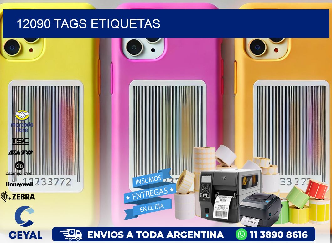 12090 TAGS ETIQUETAS