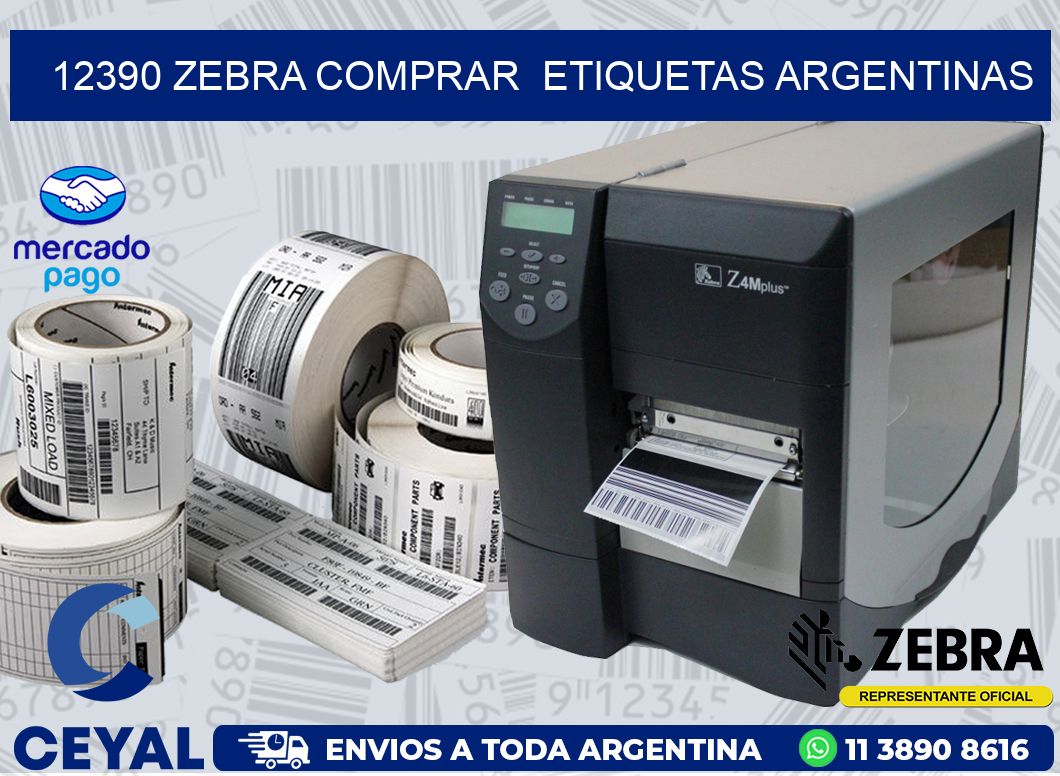 12390 ZEBRA COMPRAR  ETIQUETAS ARGENTINAS