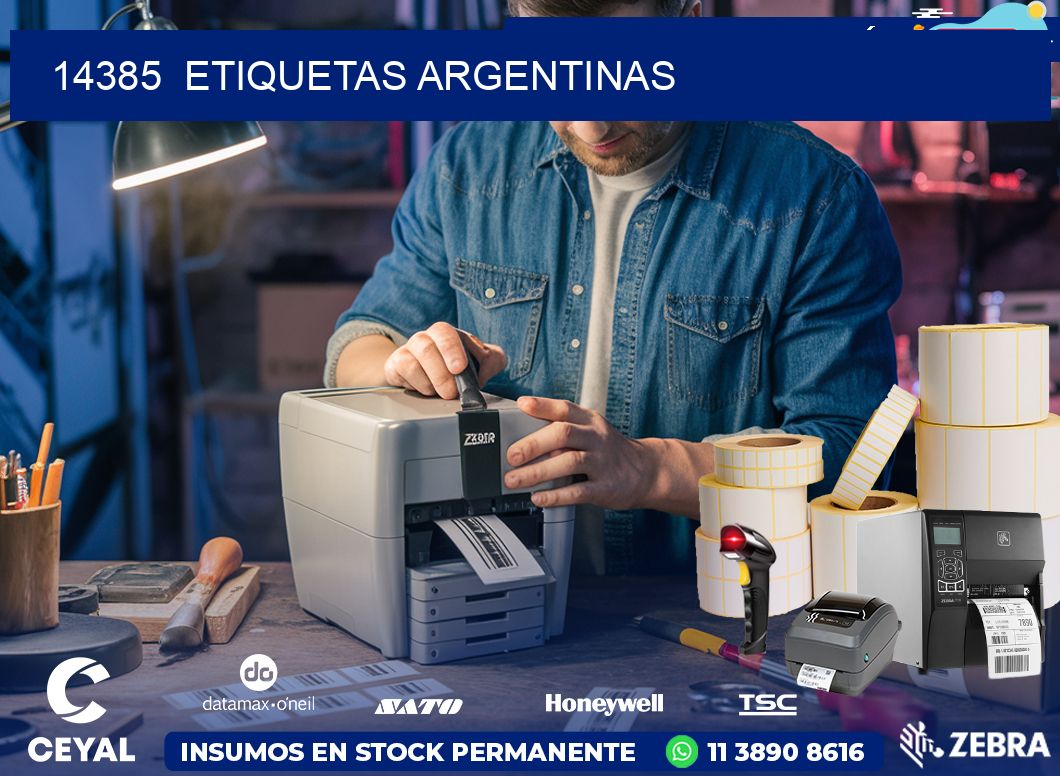 14385  ETIQUETAS ARGENTINAS