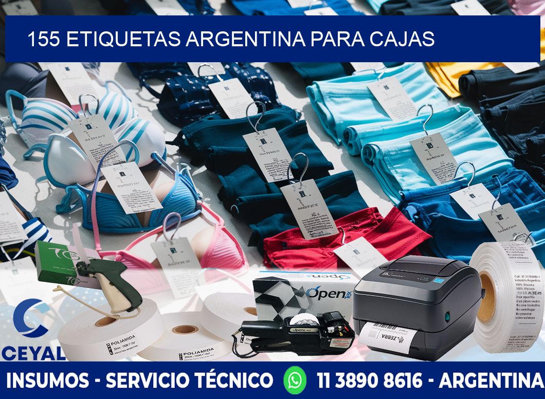 155 ETIQUETAS ARGENTINA PARA CAJAS