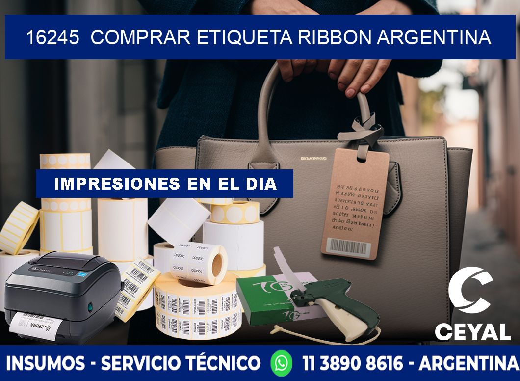 16245  COMPRAR ETIQUETA RIBBON ARGENTINA