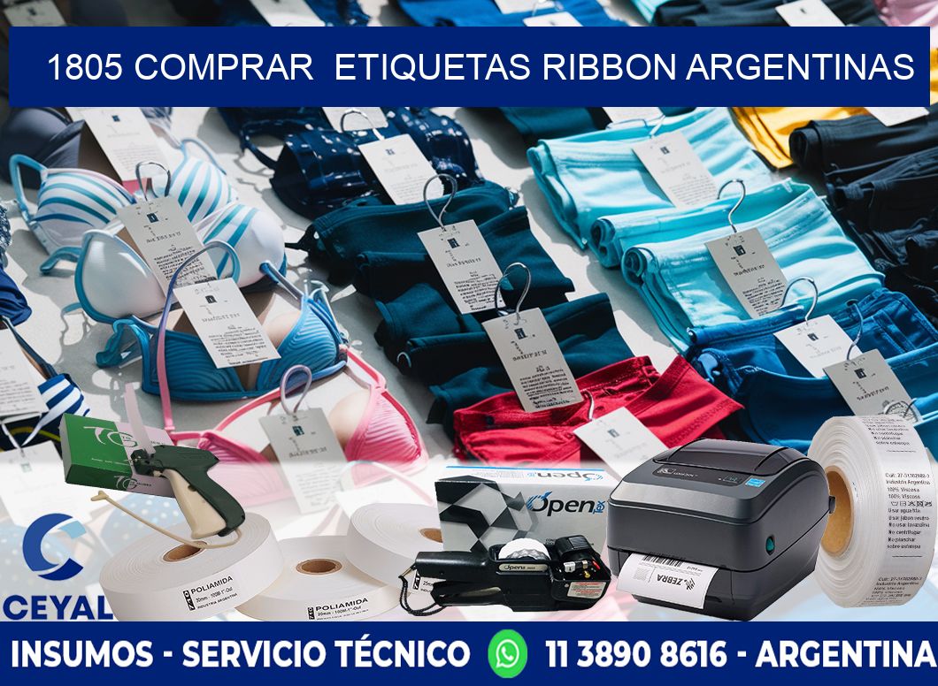 1805 COMPRAR  ETIQUETAS RIBBON ARGENTINAS