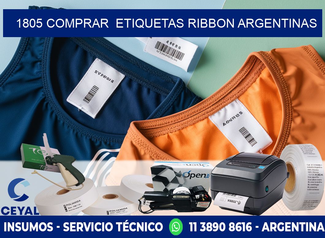 1805 COMPRAR  ETIQUETAS RIBBON ARGENTINAS