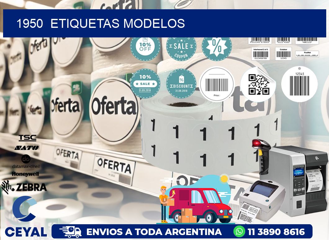 1950  ETIQUETAS MODELOS