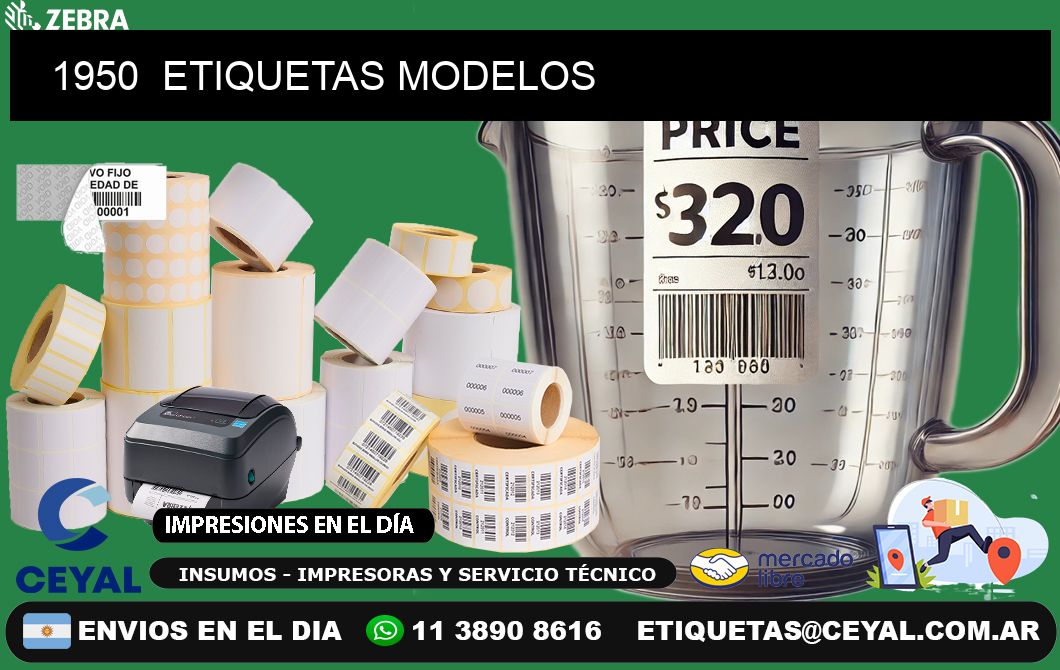 1950  ETIQUETAS MODELOS