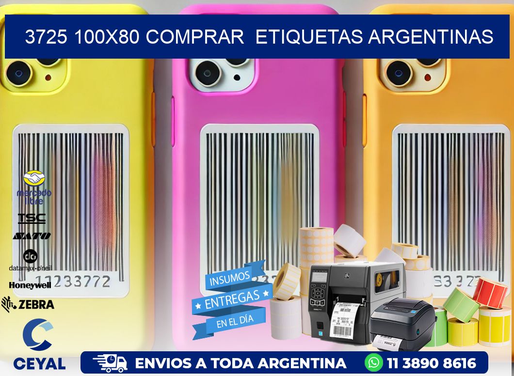 3725 100X80 COMPRAR  ETIQUETAS ARGENTINAS