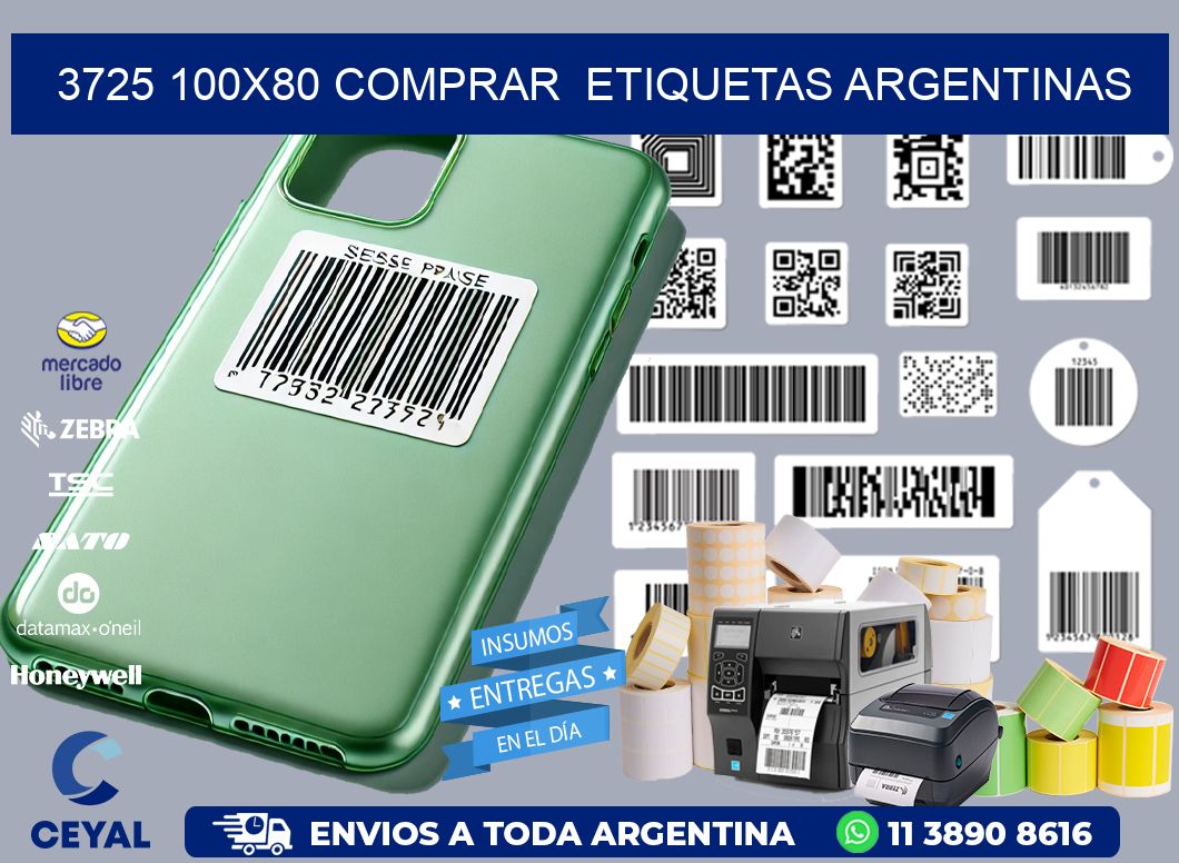 3725 100X80 COMPRAR  ETIQUETAS ARGENTINAS