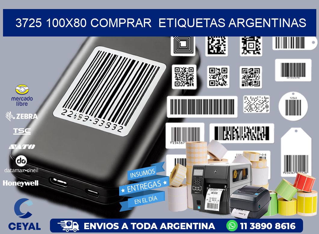 3725 100X80 COMPRAR  ETIQUETAS ARGENTINAS