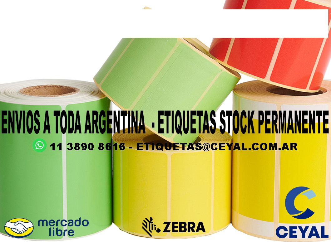 400 ETIQUETAS RIBBON 74 x 90