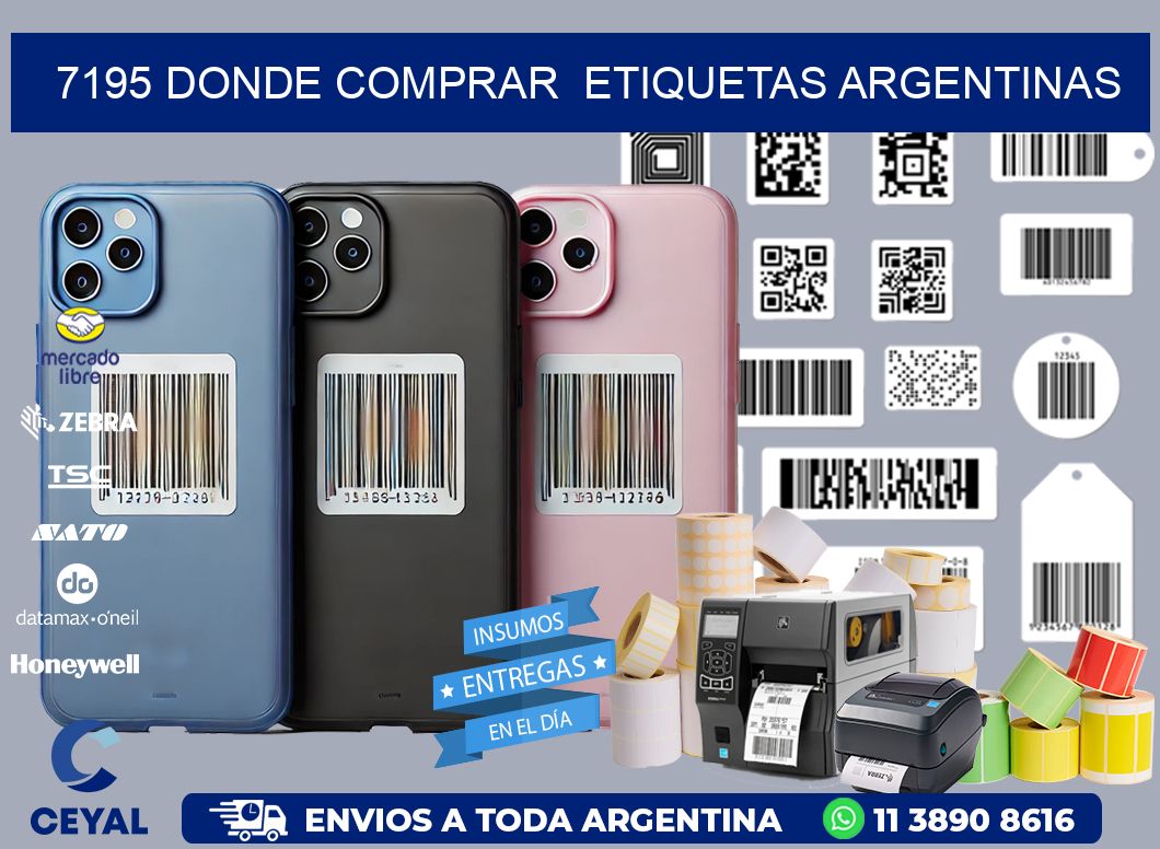 7195 DONDE COMPRAR  ETIQUETAS ARGENTINAS