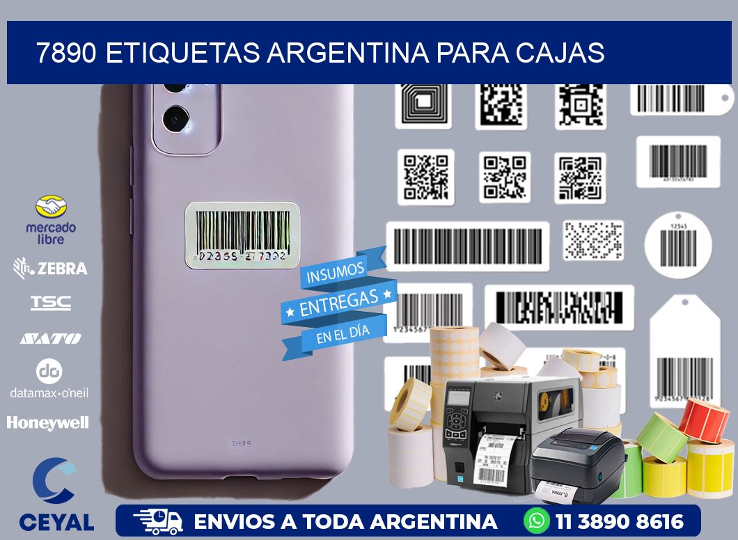 7890 ETIQUETAS ARGENTINA PARA CAJAS