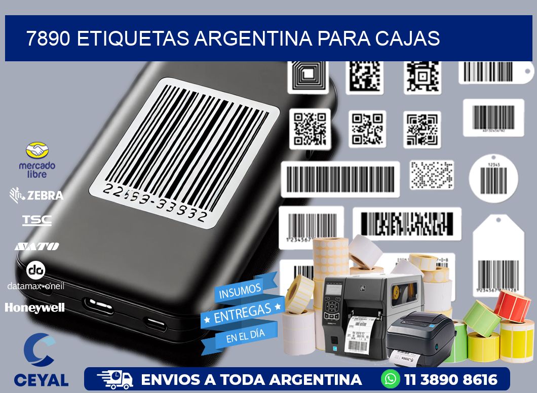 7890 ETIQUETAS ARGENTINA PARA CAJAS