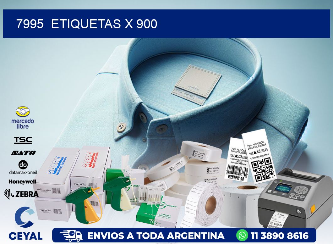 7995  ETIQUETAS X 900