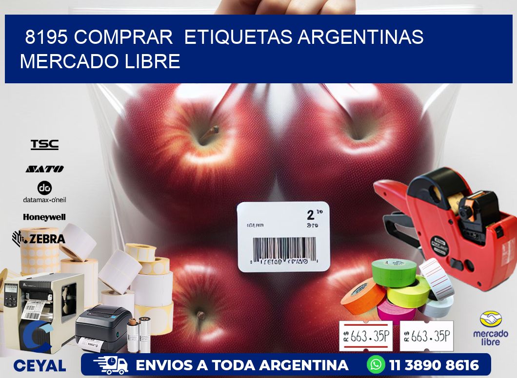 8195 COMPRAR  ETIQUETAS ARGENTINAS MERCADO LIBRE