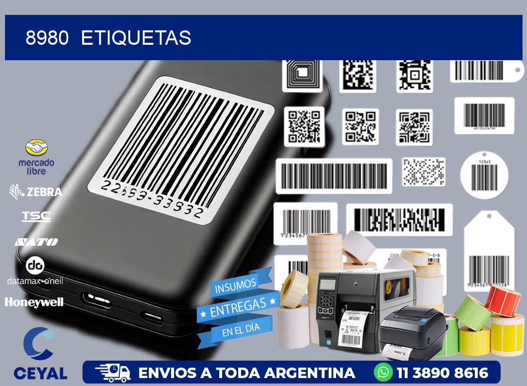 8980  ETIQUETAS