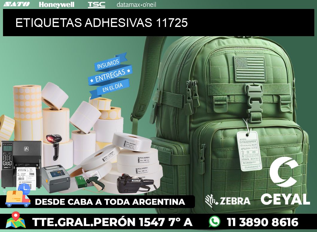 ETIQUETAS ADHESIVAS 11725