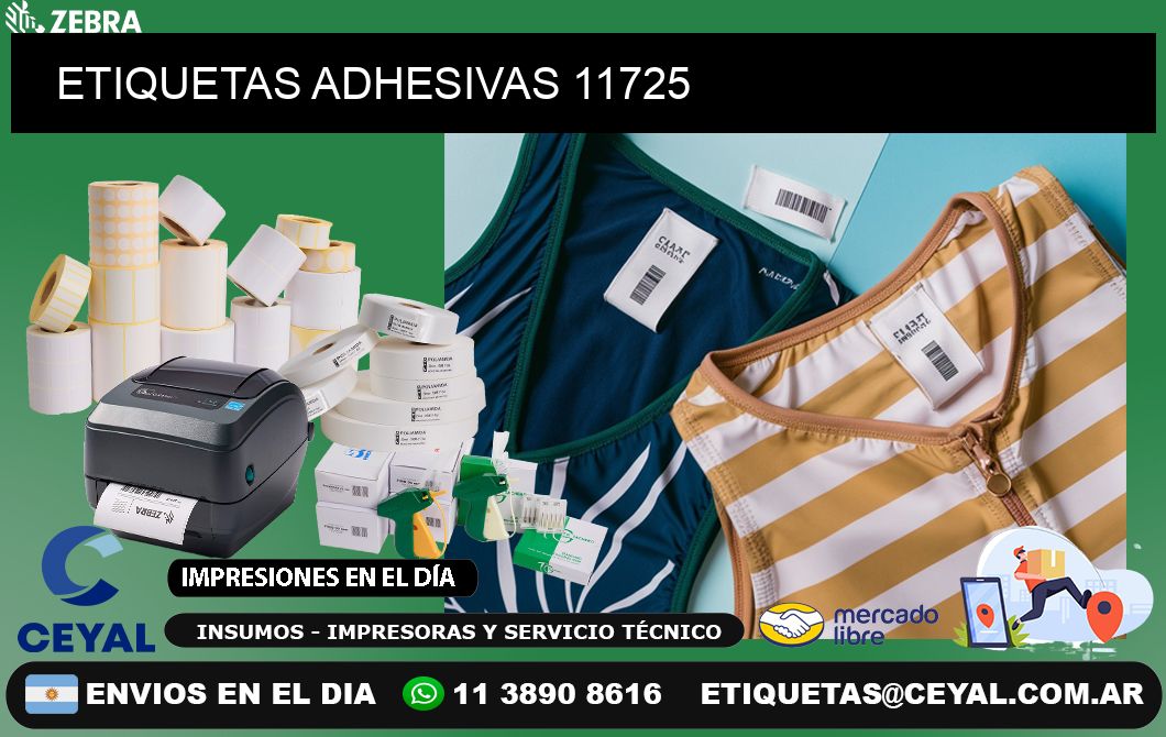 ETIQUETAS ADHESIVAS 11725