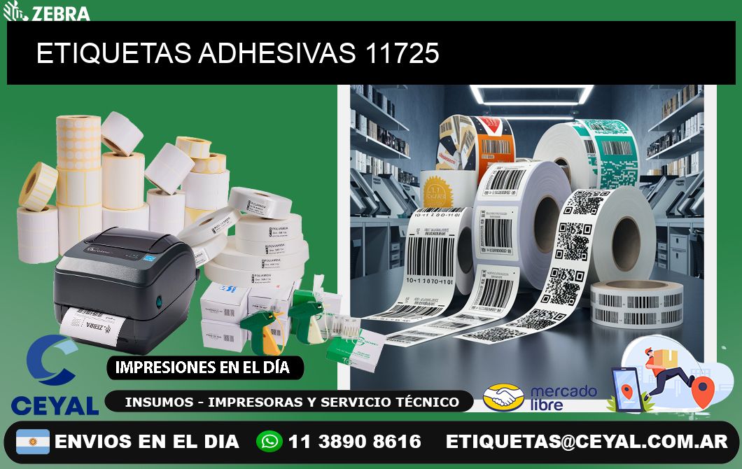 ETIQUETAS ADHESIVAS 11725