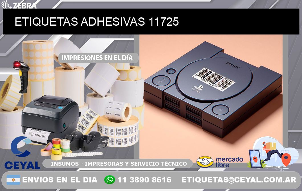 ETIQUETAS ADHESIVAS 11725